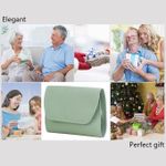 product_image_name-Generic-Coupe-ongles, kit de manucure, kit de pédicure, kit de toilettage professionnel 16 en 1 en acier inoxydable, ciseaux à ongles et outils avec étui de voyage en cuir luxueux pour hommes et femmes, version améliorée menthe,vert.-7