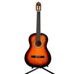 product_image_name-Fitness-Guitare Classique 4/4 Sun burst (Marron/noir) avec Truss Rod Réglable-1