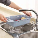 product_image_name-Generic-Passoire en plastique argenté, pour un lavage facile des fruits et légumes-2