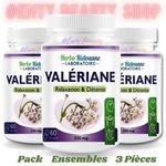 product_image_name-Herbo Ridouane-علبة من 3 زجاجات من كبسولات جذر الفاليريان عالية القوة، كبسولات مستخلص الفاليريان، 180 كبسولة.-1