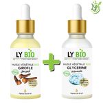 LY BIO PACK HUILE GIROFLE 50ML - PIPETTE + HUILE GLYCERINE 50ML - PIPETTE
