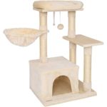 product_image_name-Generic- Arbre à Chat Arbre à Grimper griffoir pour Chat Hauteur 85 cm, Beige-3
