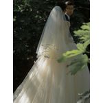 product_image_name-Generic-Voile de mariée à empiècement contrasté, blanc-5