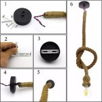 product_image_name-Vintage-Vintage Suspension Vintage Corde Edison + Lampe à Filaments ST64 LED offerte-3