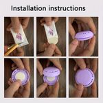 product_image_name-Generic-Désodorisant Coquille Lavande – 1 Coquille + 10 Sachets – Fraîcheur Longue Durée pour Maison, Voiture et Toilettes-5