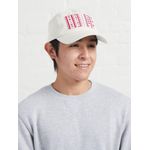 product_image_name-Generic-casquette personnalisée Charmant motif de cœur rose vertical pour une touche ludique casquette blanc unique-3