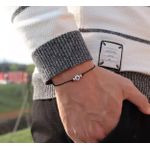 Bracelet Lettre A Blanc 