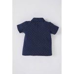 product_image_name-Defacto-Polo Tricoté Bébé Garçon Manches Courtes Coupe Classique - Indigo.-4