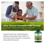 product_image_name-Swanson-Milk Thistle, Silymarine, 500 mg,مستخلص نبات الشوك الحليب 500 مجم، سيليمارين، [يدعم وظائف الكبد] 100 كبسولة-4
