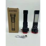 product_image_name-Generic-Projecteur LED Rechargeable Haute Puissance – Lampe Torche Multifonction avec Éclairage Latéral-3