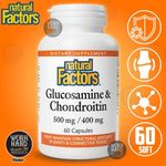 Natural Factors Glucosamine 500 mg,Chondroïtine 400 mg,soutient des articulations saines Sticker