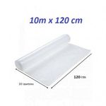 غلاف فقاعات 120 سم × 10 أمتار مقطعة مسبقًا كل 100 سم Rouleau De Papier Bulles - Emballage et protection des Objets Fragiles 120cm x 10 mètres