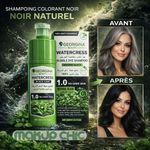 product_image_name-Georgina Beauty-Shampoing Colorant Noir Nature – Couvre les Cheveux Blancs en 5 Minutes – 400ML-4