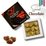 Q7 CHOCOLAT GOLD - Chocolat Or pour stimuler la Iibido unisexuelles, Rend l'erection dure, retarde l'ejaculation, 9 pièces