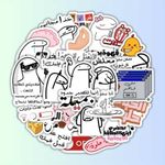 product_image_name-Generic-Stickers Arabic Sarcastic Meme - Kawai Cute Cartoon Anime 25Pcs-2