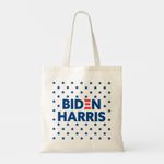 product_image_name-Generic-Tote Bag Pattern Biden / Harris Blue Stars Unique, haute qualité-3