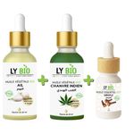 LY BIO PACK HUILE AIL 50ML - PIPETTE + HUILE HYDRATANTE & NUTRITIVE 50ML - PIPETTE + HUILE ESSENTIEL GIROFLE 10ML