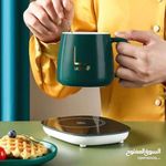 product_image_name-Generic-Coffret Cadeau Chauffe-Tasse Électrique avec Cuillère et Couvercle – Idéal pour le Bureau et la Maison-5