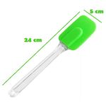 product_image_name-Generic-ملعقة كيك + فرشاة للمطبخ من السيليكون - أخضر // Ensemble de Spatule à gateau + Pinceau/Brosse de cuisine en silicone - Vert-3