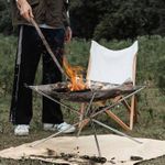 product_image_name-Generic-Brasero Pliable Portable en Acier Inoxydable – Barbecue Extérieur pour Camping et Jardin-1