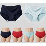 product_image_name-Generic-Sexy culotte sous vêtement femmes en 100% coton offrent un toucher doux 4 Pieces XXL-3