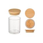 product_image_name-Generic-Bocal en verre avec couvercle en bois hermétique-4