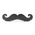 product_image_name-Generic-Support Porte clés mural MOUSTACHE noir-7