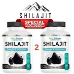 product_image_name-Herbo Ridouane-عبوة من زجاجتين من خلاصة شيلاجيت / كبسولات شيلاجيت - مكمل هيمالايا، حمض الفولفيك - 300 ملغ لكل حصة للقوة والطاقة والمناعة، معزّز للطاقة اليومي 120 كبسولة-1