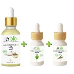 LY BIO PACK HUILE AIL 50ML - PIPETTE + HUILE ESSENTIEL MENTHE 10ML + HUILE ESSENTIEL THYM 10ML