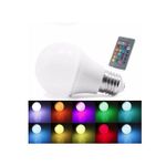 product_image_name-Generic-85-265 V 10/15 W E27 RVB Led Changement de Couleur Lampe Ampoule + Télécommande-1