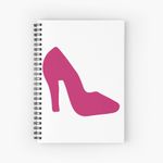 Barbie Pink Shoe Spiral Notebook - Bloc note