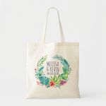 product_image_name-Generic-Tote bag colored tropical flowers wreath Unique, haute qualité-1