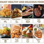 product_image_name-Generic-Un paquet de 100 feuilles de papier sulfurisé rondes prédécoupées pour friteuses à air chaud-3