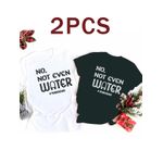 product_image_name-Generic-2 pièces T-shirts Unisexe Col Rond en Blanc et Noir avec Impression Artistique, Manches Courtes, Design Simple et Tendance, Confortable et Polyvalent, Idéal pour un Usage Quotidien. Tenues Couple, Tenues Sœurs, Tenues Frères-7