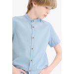 product_image_name-Defacto-قميص بأكمام قصيرة وياقة صينية للأولاد-3