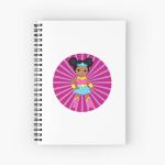Black Girl SuperHero Spiral Notebook Bloc note