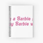 Barbie shirt, Barbie sweatshirt, Barbie hoodie Spiral Notebook - Bloc note
