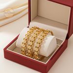 product_image_name-Misk & Glow-أساور خلية النحل الذهبية - أساور سداسية، مجوهرات فاخرة حِرفية-3