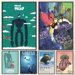 6 POSTR A5 Laputa Manga Castles 