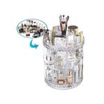 product_image_name-Generic-Tour de Rangement Cosmétique à 360 Degrés – Organiseur de Beauté en Plastique Transparent pour Femme-4