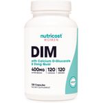 product_image_name-Nutricost-DIM 400mg Pour Femmes,Avec Dong Quai, Calcium & Black Cohosh 120 Caps-2