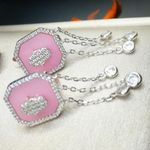 product_image_name-Generic-أقراط (خمسة وردية من الألماس) من فضة عيار 925-4