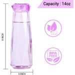 product_image_name-Generic-Bouteille en Verre Élégante 420 ml – Modèle Diamant, Multicolore-2