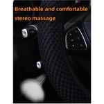product_image_name-Generic-Ensemble De 3 Pièces De Housse De Volant De Voiture En Maille 3d De Massage Respirante, Housse De Frein À Main-4
