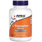 product_image_name-Now Foods-L-Tryptophane 500 mg - 120 capsules végétariennes-1