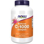 product_image_name-Now Food-Buffered C-1000 Complex Vitamine C , 1.000mg , 180 Comprimés-1