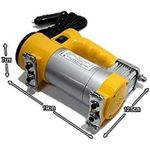 product_image_name-Generic-ضاغط هواء صغير 12 فولت  - مضخة هواء محمولة مع مقياس وضوء طوارئ - منفاخ لإطارات السيارات، الدراجات، الدراجات النارية، الكرات والمراتب القابلة للنفخ-5