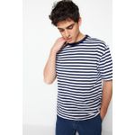 product_image_name-Trendyol-T-Shirt Pour Hommes - Bleu Marine-4