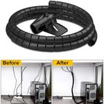 product_image_name-Generic-مرنة منظم الكابلات اللولبية تخزين الأنابيب الحبل حامي إدارة كابل اللفاف مكتب مرتب ملحقات الكابلات-1