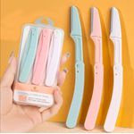 product_image_name-Generic-Rasoir Facial Pliable et Sécurisé pour Femme - Lame Anti-Rayures, Lot de 3 Outils de Beauté Essentiels-1